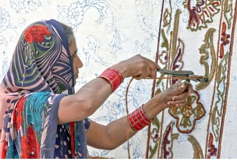 Indian artisan at work